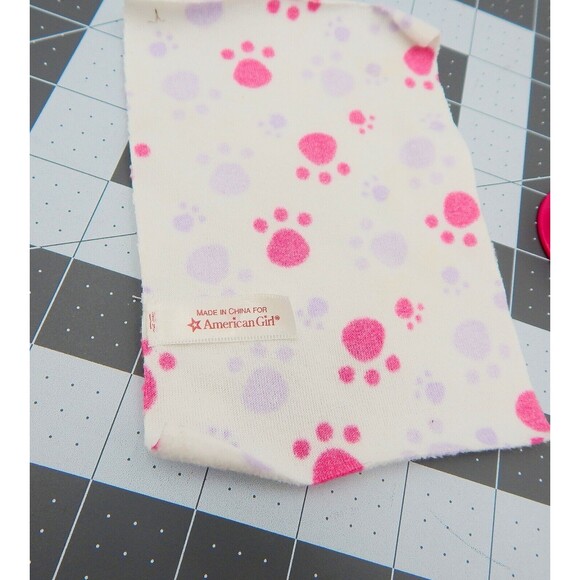 American Girl Doll Ginger the Cat Travel Blanket And Treat Bowl - Picture 3 of 5